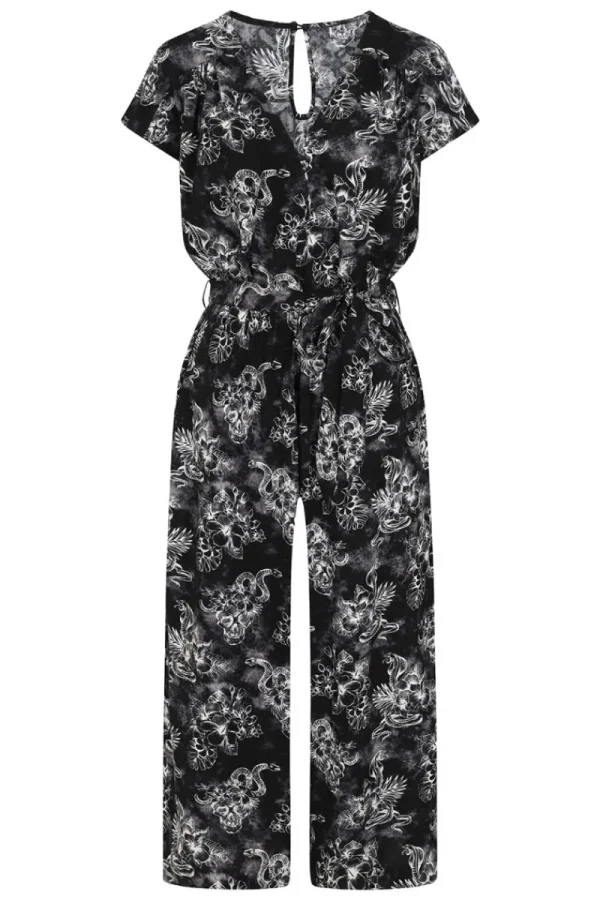 Hell Bunny Jumpsuits & Playsuits | Jumpsuits & Playsuits>Kasumi Jumpsuit Grey