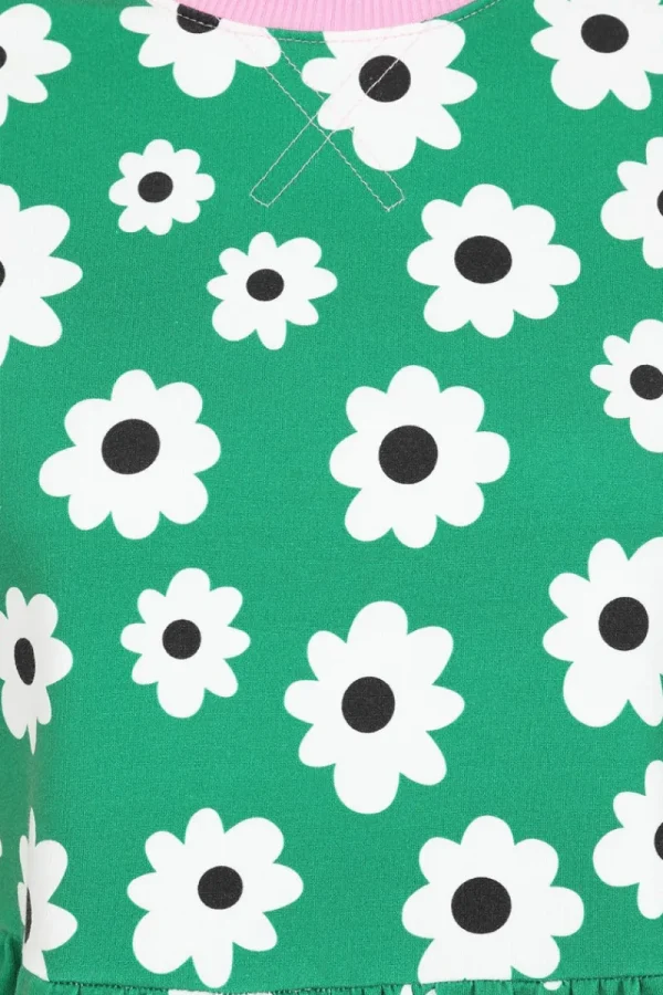 Hell Bunny Dresses | Loungewear>Kitsch Daisy MIni Dress Green