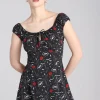 Hell Bunny Dresses | Dresses>Lilith Mini Dress Black