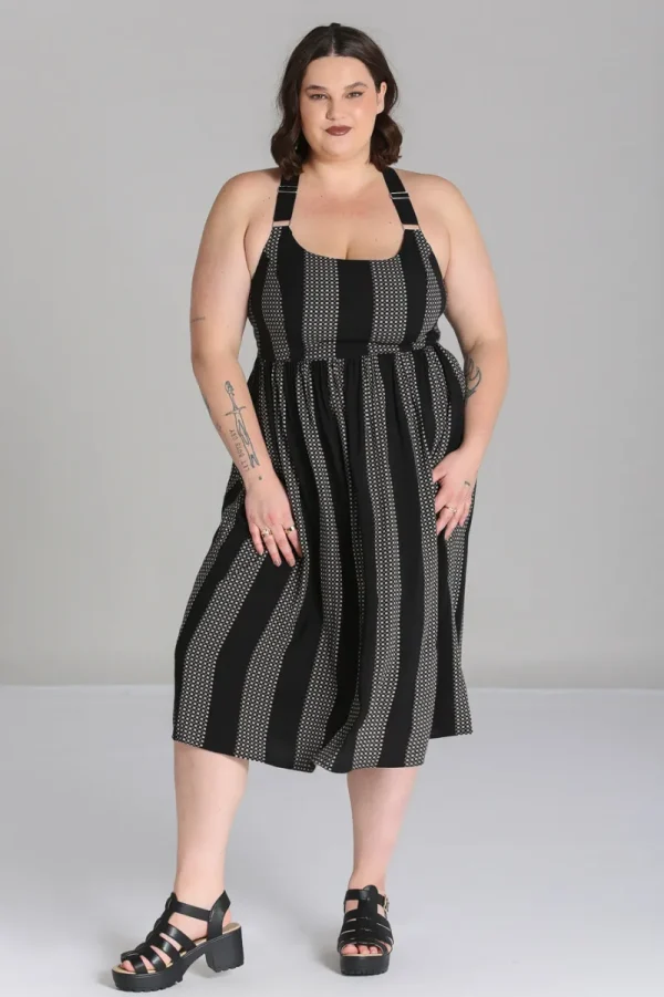 Hell Bunny Dresses>Lita Dress Black/Grey