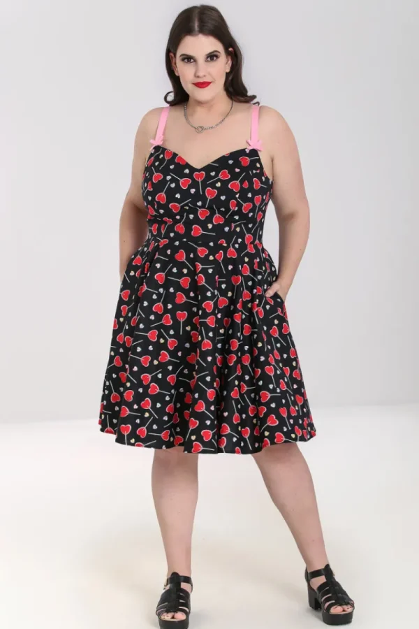 Hell Bunny Dresses | Dresses>Lollies Mid Dress Black