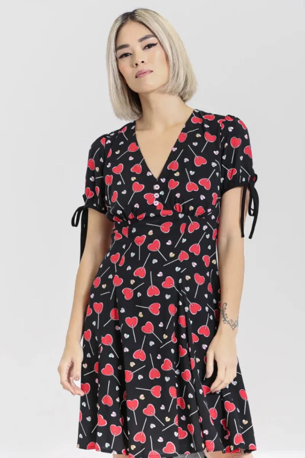 Hell Bunny Dresses | Dresses>Lollies Mini Dress Black