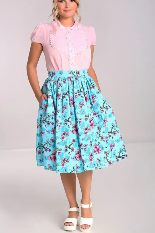 Hell Bunny Skirts | Skirts>Louella Skirt Aqua