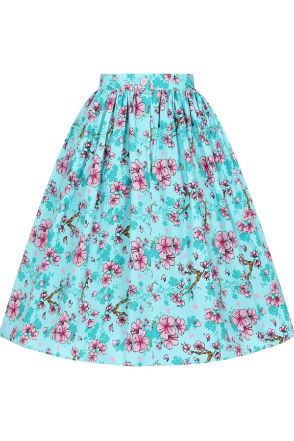 Hell Bunny Skirts | Skirts>Louella Skirt Aqua