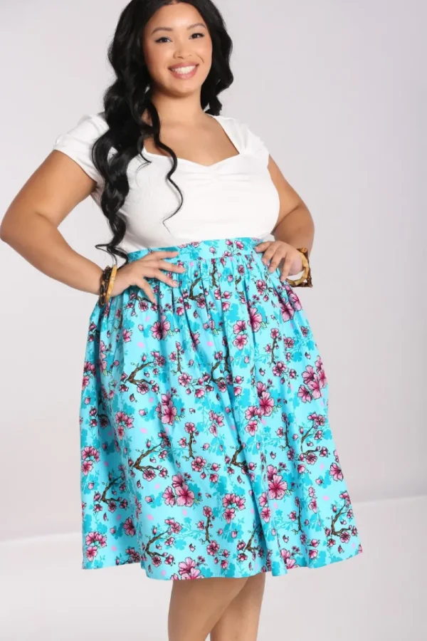 Hell Bunny Skirts | Skirts>Louella Skirt Aqua