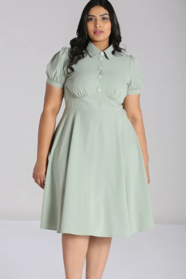 Hell Bunny Dresses | Midi Dresses>Maddy Dress Green