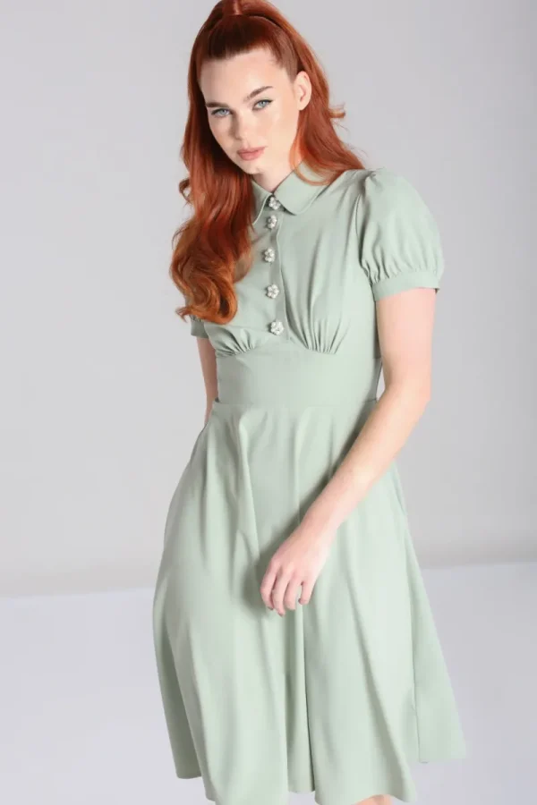 Hell Bunny Dresses | Midi Dresses>Maddy Dress Green