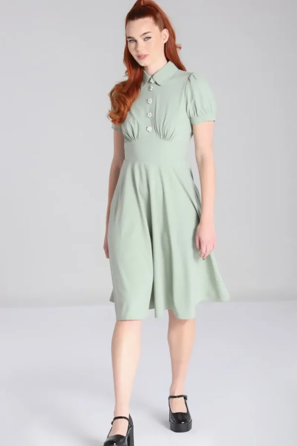 Hell Bunny Dresses | Midi Dresses>Maddy Dress Green