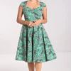 Hell Bunny Dresses | Dresses With Pockets>Madilynn 50's Dress Green