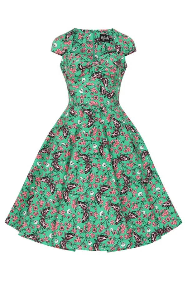 Hell Bunny Dresses | Dresses With Pockets>Madilynn 50's Dress Green