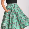 Hell Bunny Skirts | Skirts>Madilynn 50's Skirt Green