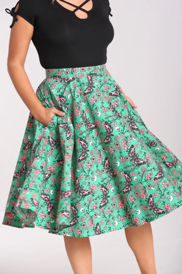 Hell Bunny Skirts | Skirts>Madilynn 50's Skirt Green