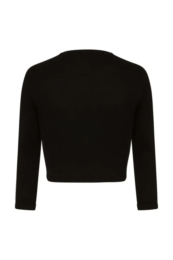 Hell Bunny Tops | Knitwear>Maggie Bolero Black