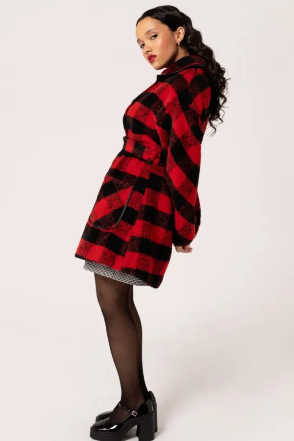 Hell Bunny Coats & Jackets | Coats & Jackets>Manhattan Coat Black/Red