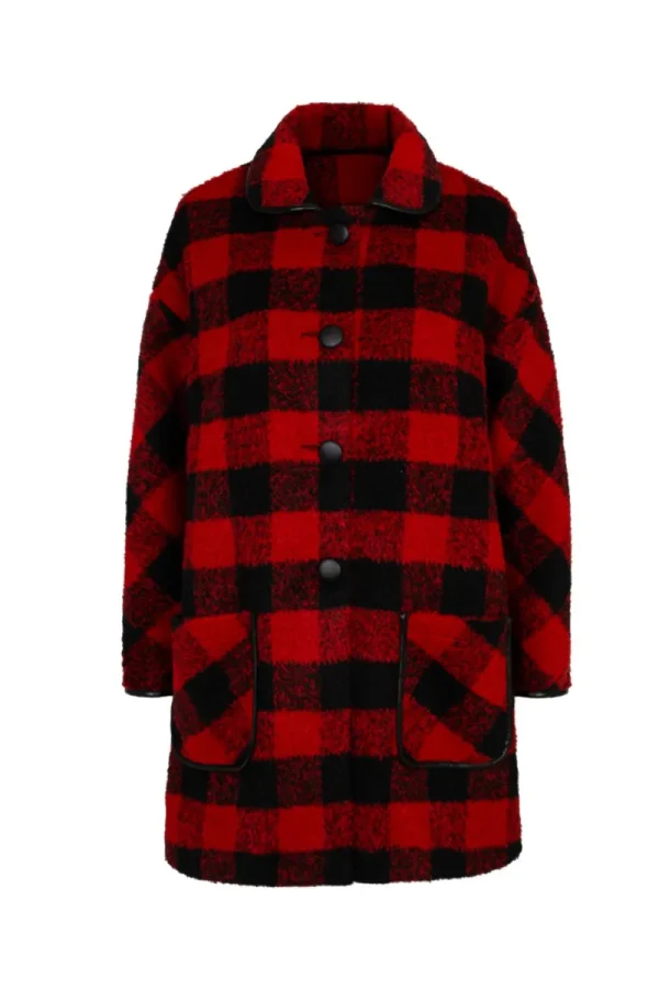 Hell Bunny Coats & Jackets | Coats & Jackets>Manhattan Coat Black/Red