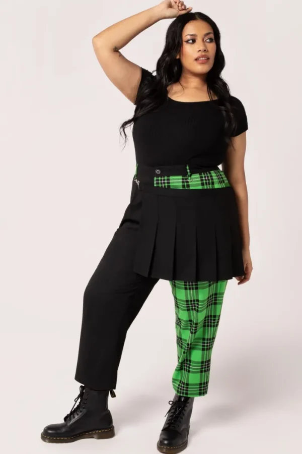 Hell Bunny Trousers & Shorts | Trousers & Shorts>Mason Tousers Green