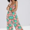 Hell Bunny Jumpsuits & Playsuits | Jumpsuits & Playsuits>Melonie Jumpsuit Orange