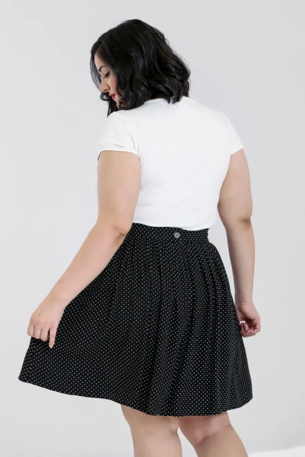 Hell Bunny Skirts>Miffy Mini Skirt Black