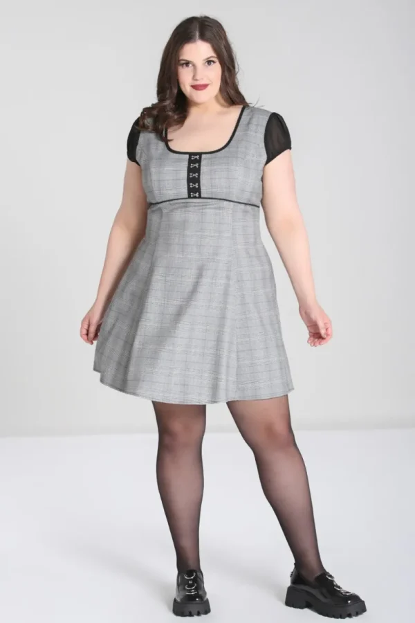 Hell Bunny Dresses | Dresses>Mina Mini Dress Grey