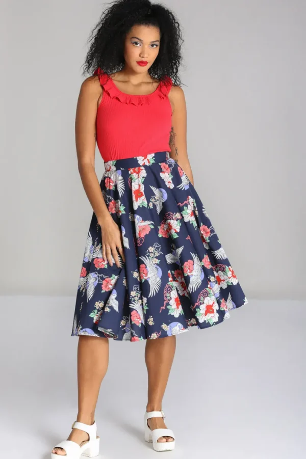 Hell Bunny Skirts | Skirts>Misa Skirt Navy