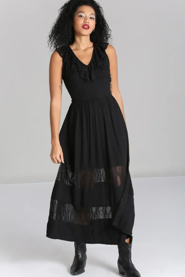 Hell Bunny Dresses | Maxi Dresses>Mortem Maxi Dress Black