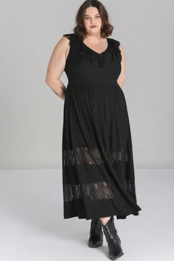 Hell Bunny Dresses | Maxi Dresses>Mortem Maxi Dress Black