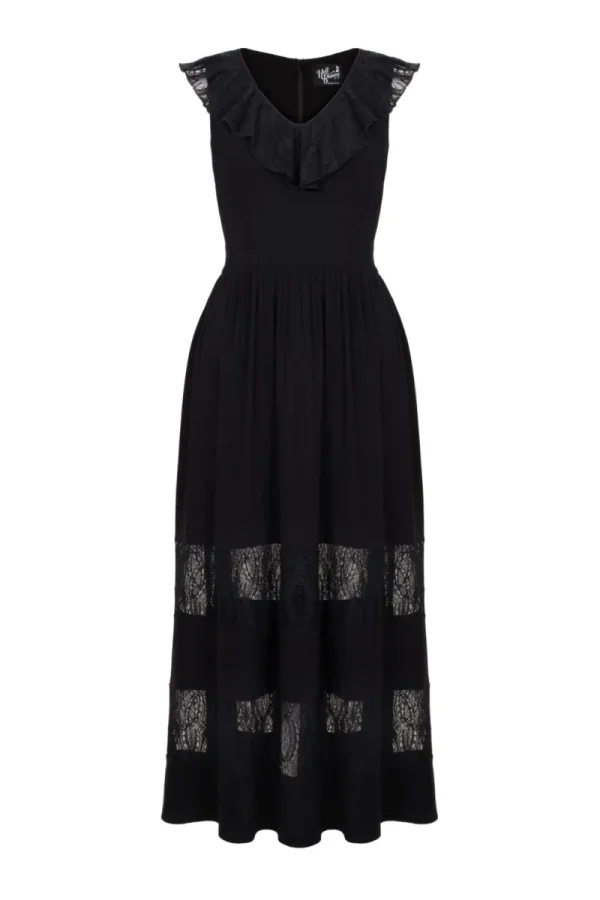 Hell Bunny Dresses | Maxi Dresses>Mortem Maxi Dress Black