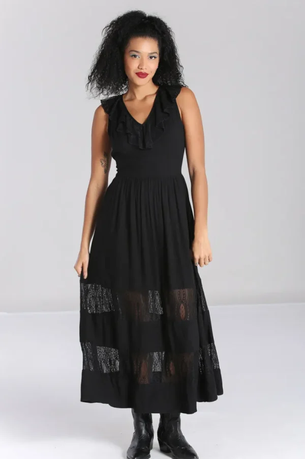 Hell Bunny Dresses | Maxi Dresses>Mortem Maxi Dress Black