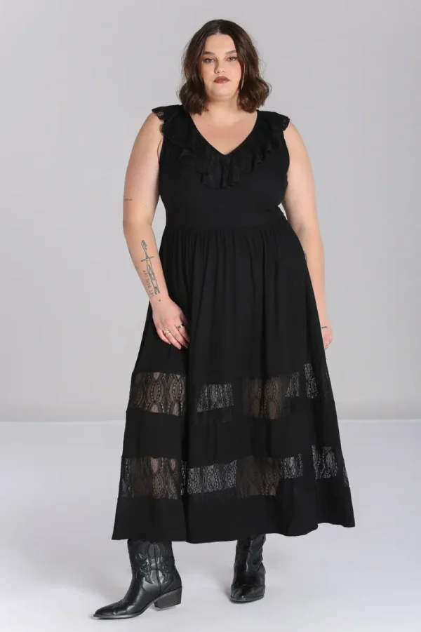 Hell Bunny Dresses | Maxi Dresses>Mortem Maxi Dress Black