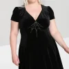 Hell Bunny Dresses | Knee Dresses>Morticia Dress Black