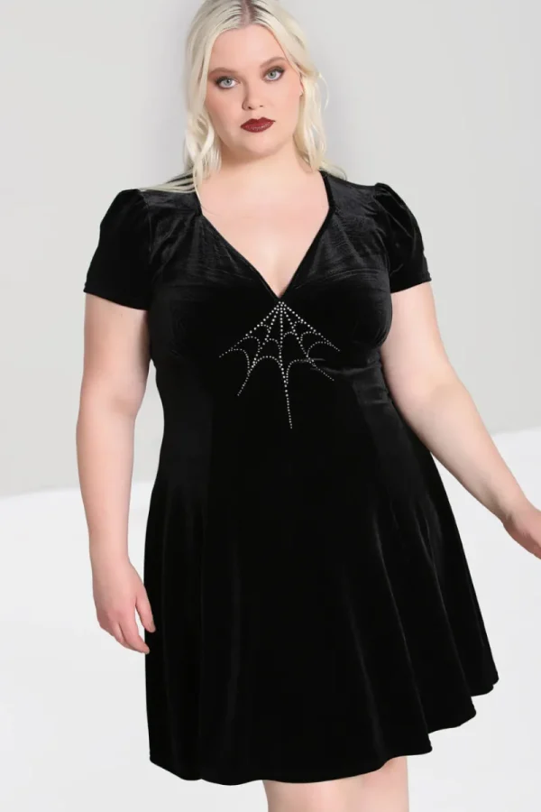 Hell Bunny Dresses | Knee Dresses>Morticia Dress Black