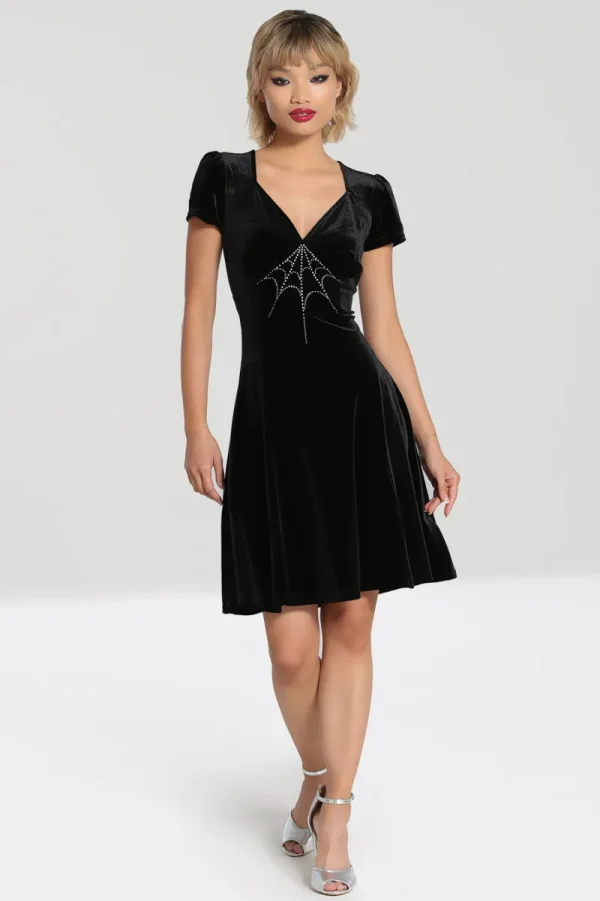 Hell Bunny Dresses | Knee Dresses>Morticia Dress Black