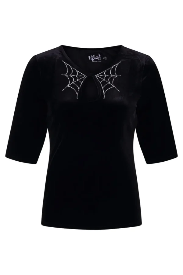 Hell Bunny Tops | Tops>Morticia Top Black