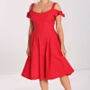 Hell Bunny Dresses | Vintage Dresses>Nancy Dress Red