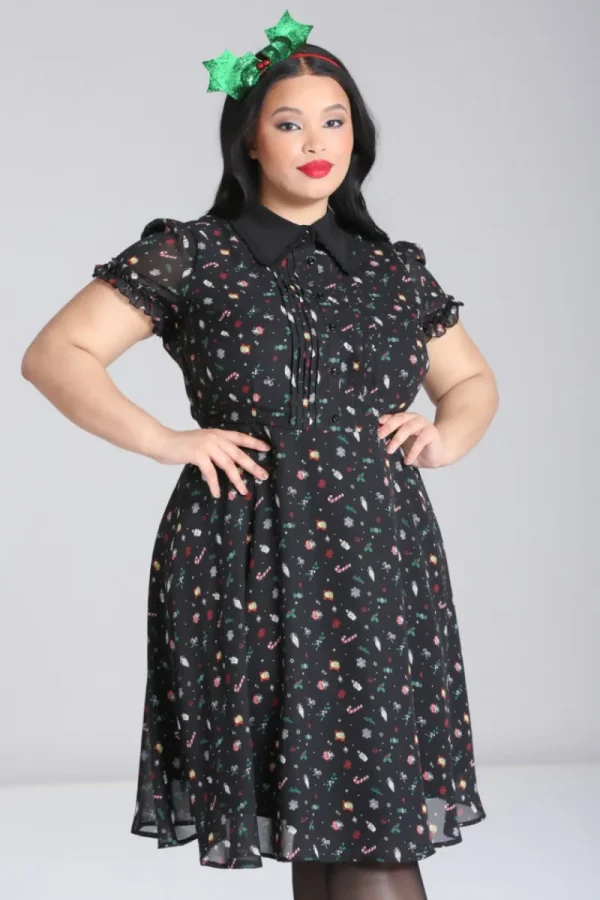 Hell Bunny Dresses | Dresses>Natalie Midi Dress Black