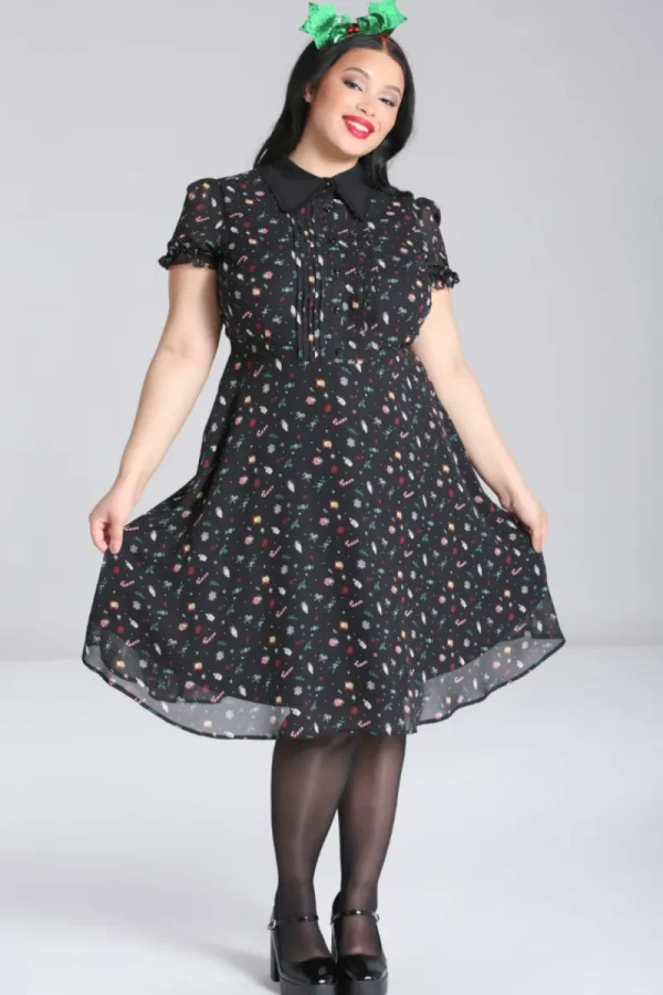 Hell Bunny Dresses | Dresses>Natalie Midi Dress Black