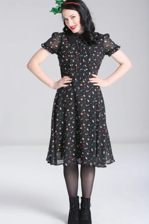 Hell Bunny Dresses | Dresses>Natalie Midi Dress Black