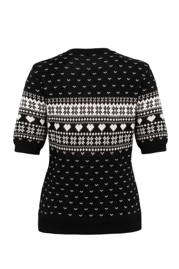 Hell Bunny Tops | Knitwear>Natalie Top Black