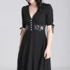 Hell Bunny Vintage Dresses | Dresses>Natura Dress Black