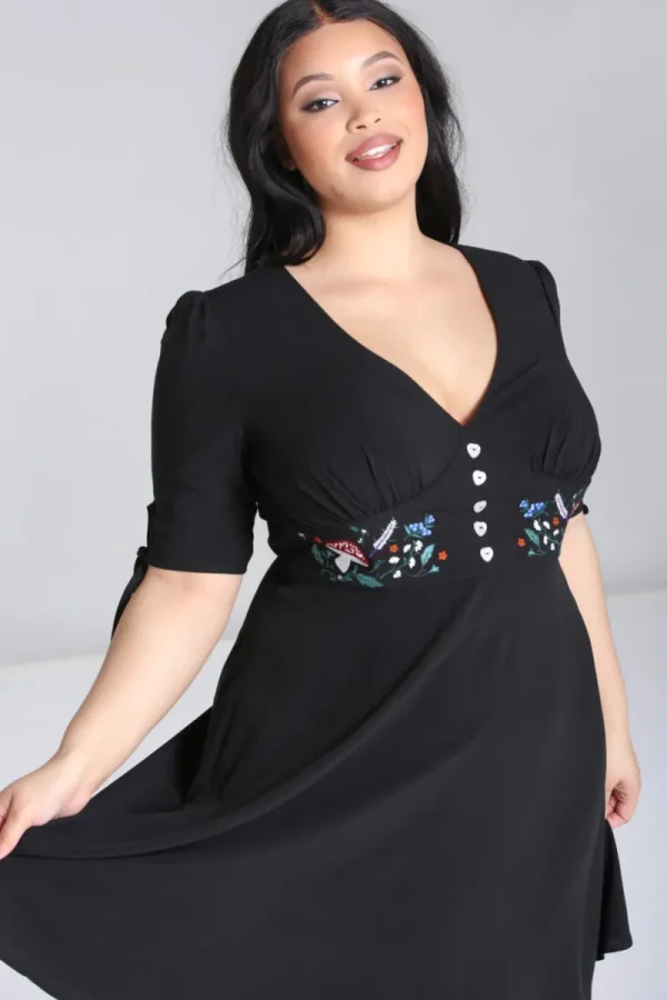 Hell Bunny Vintage Dresses | Dresses>Natura Dress Black