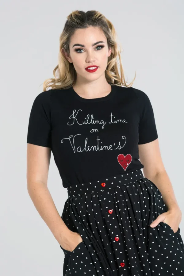 Hell Bunny Tops | Tops>Non - Valentine Top Black