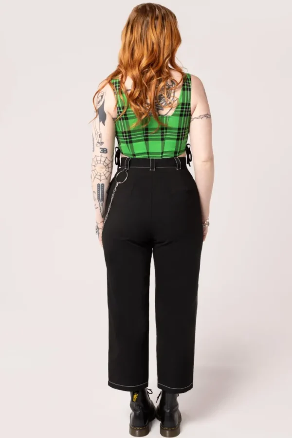 Hell Bunny Trousers & Shorts | Trousers & Shorts>Obsidian Trousers Black