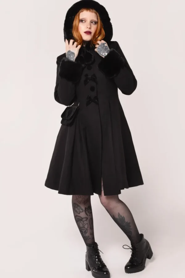 Hell Bunny Coats & Jackets | Coats & Jackets>Oita Coat Black