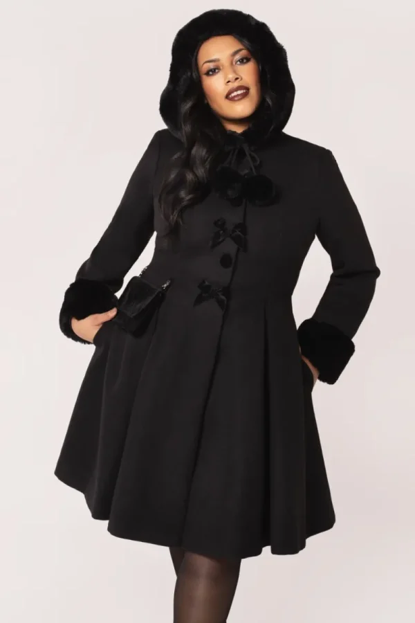 Hell Bunny Coats & Jackets | Coats & Jackets>Oita Coat Black