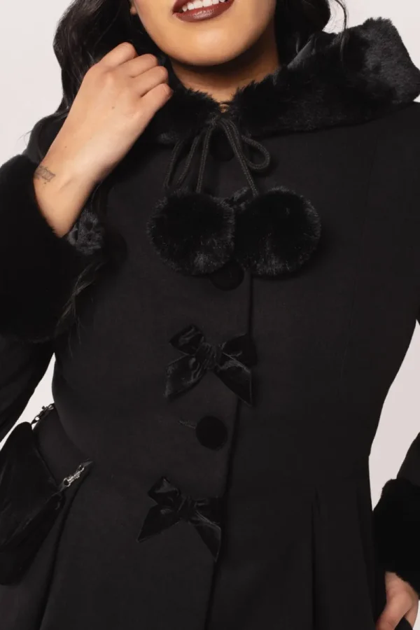Hell Bunny Coats & Jackets | Coats & Jackets>Oita Coat Black