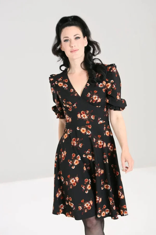 Hell Bunny Dresses | Dresses>Orla Mid Dress Black