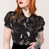 Hell Bunny Tops | Blouses>Over The Moon Blouse Black