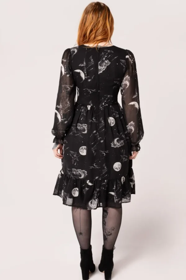 Hell Bunny Dresses | Midi Dresses>Over The Moon Dress Black