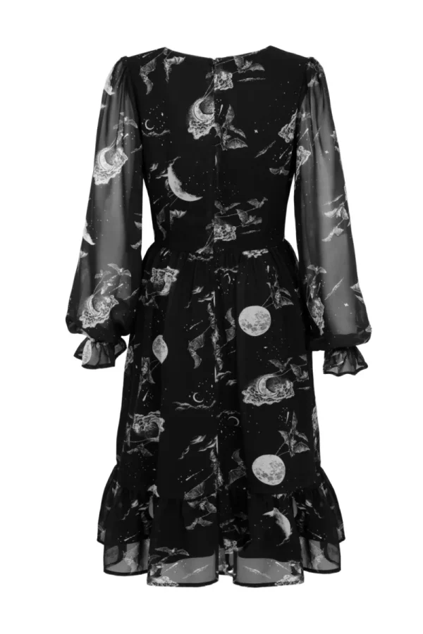 Hell Bunny Dresses | Midi Dresses>Over The Moon Dress Black