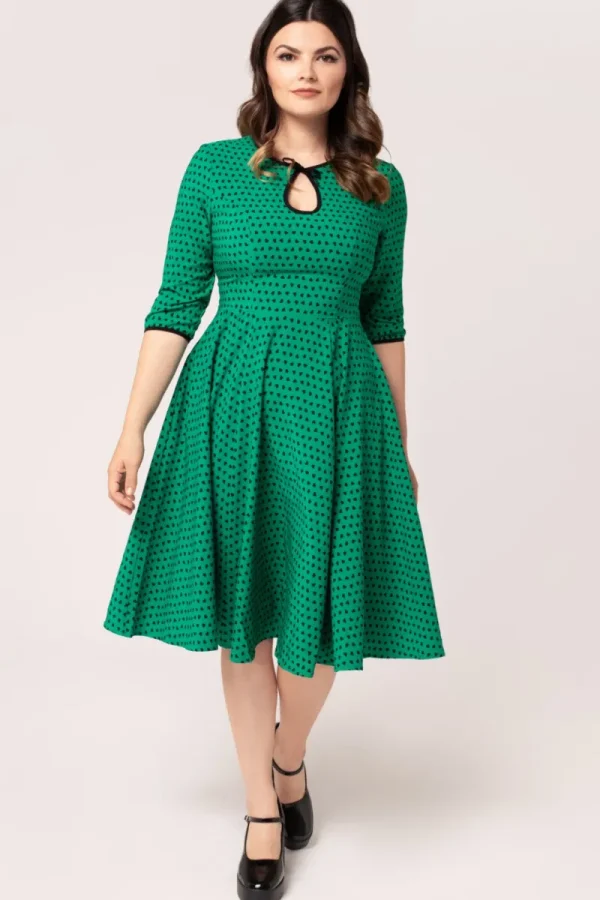 Hell Bunny Dresses | Dresses>Paradisum 50's dress Green